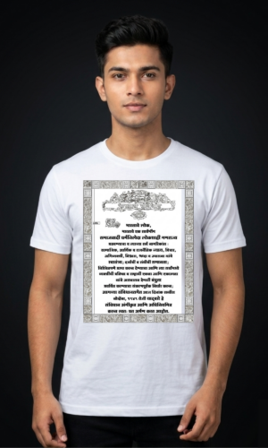 Indian Constitution Preamble Marathi Tshirt